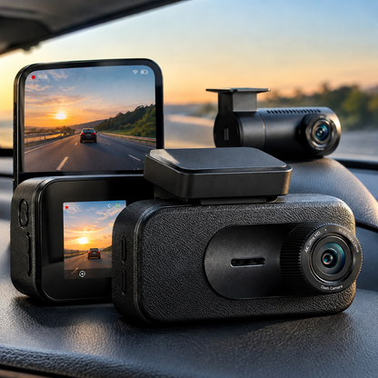 4K HDR Dash Cam with GPS and Wi-Fi 6