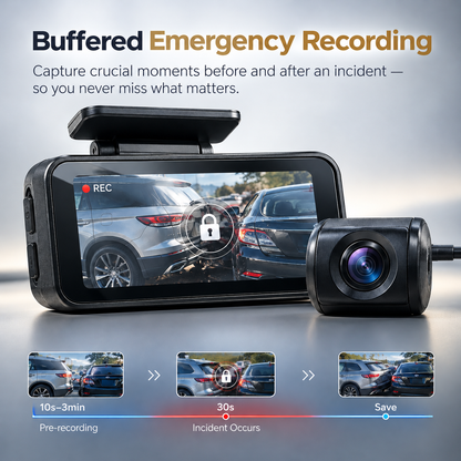 4K HDR Dash Cam with GPS and Wi-Fi 6