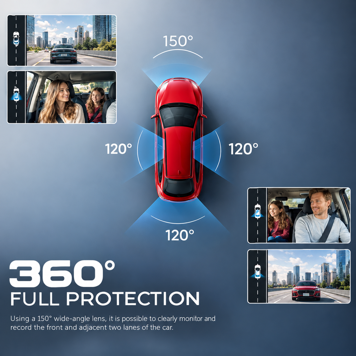 4K HDR Dash Cam with GPS and Wi-Fi 6