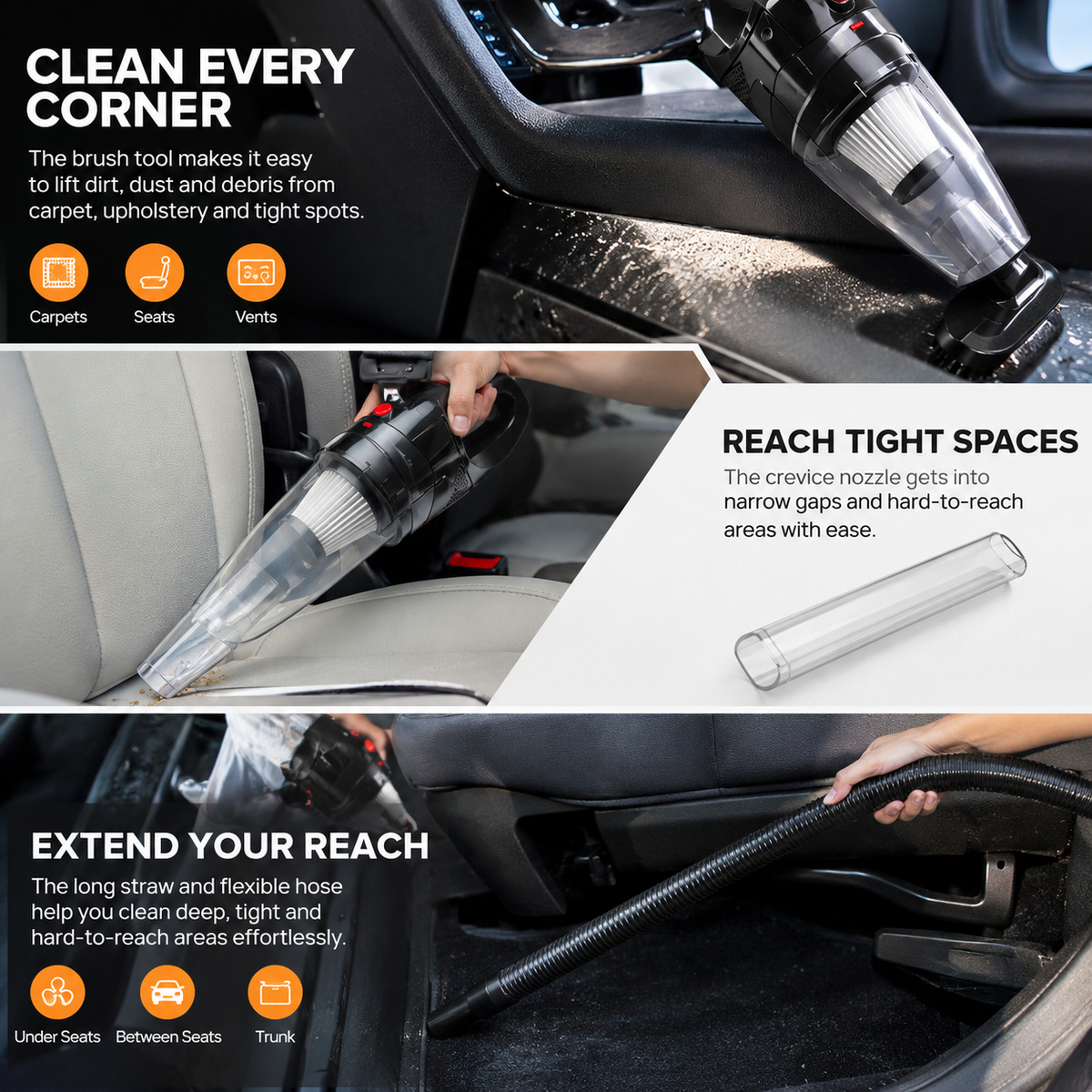 Rechargeable Car Vacuum