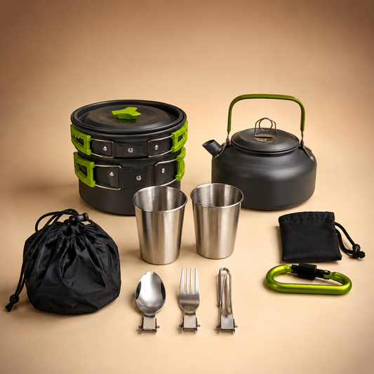 Camping Cookware Kit (10pc)