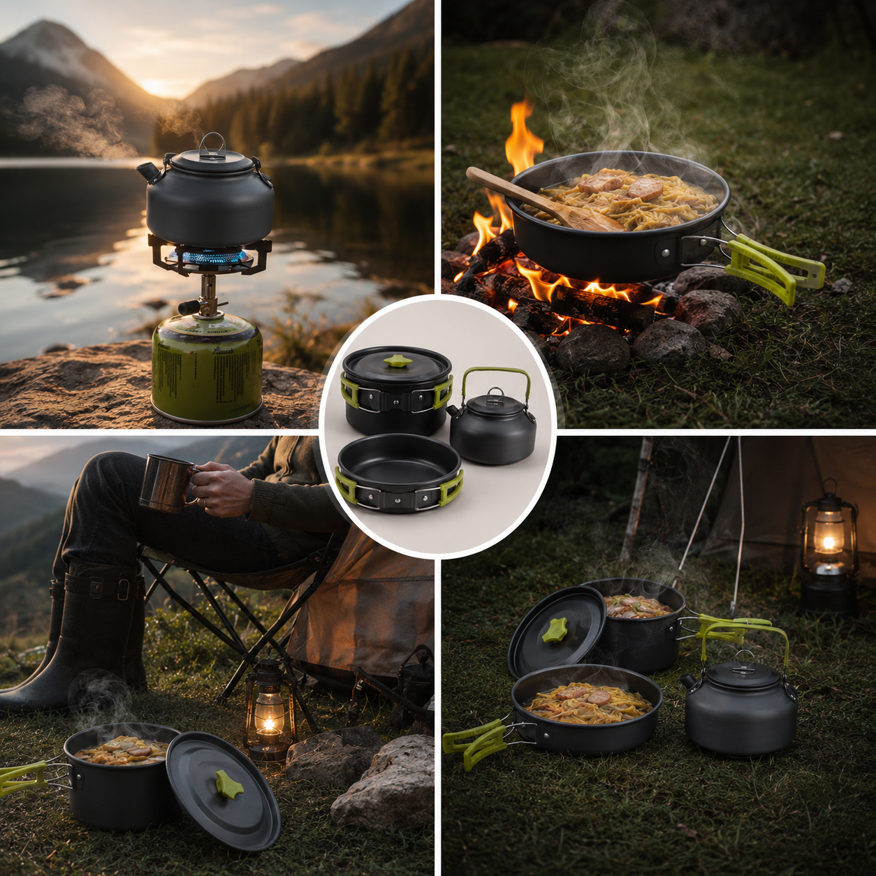 Camping Cookware Kit (10pc)