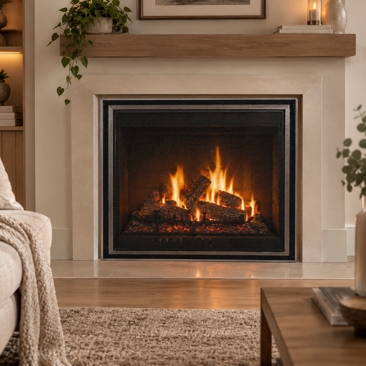 Fireplace Safety Barrier for Children and Pets