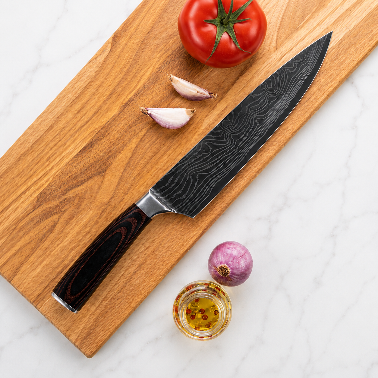 8 Piece Japanese Kitchen Knife Set