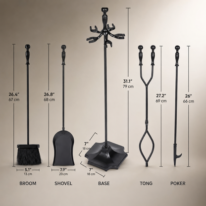 Fireplace Tools Set (5pc)