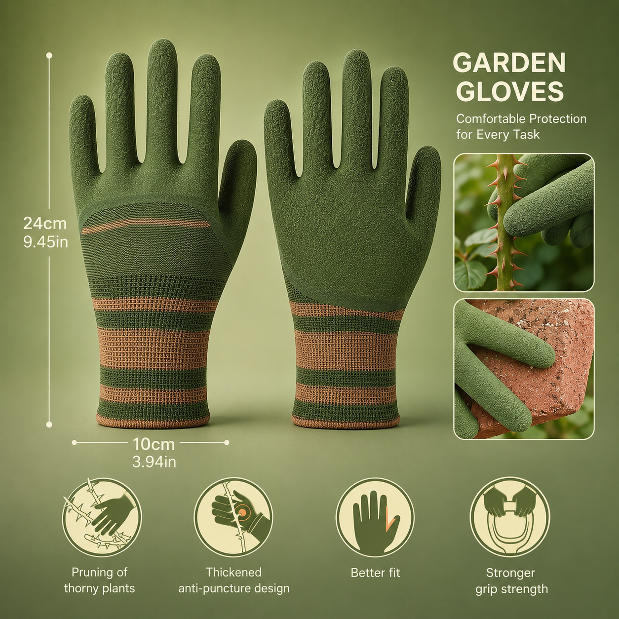 Stab-Proof Gardening Gloves