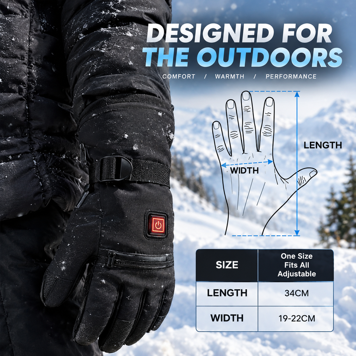 Rechargeable Heated Gloves