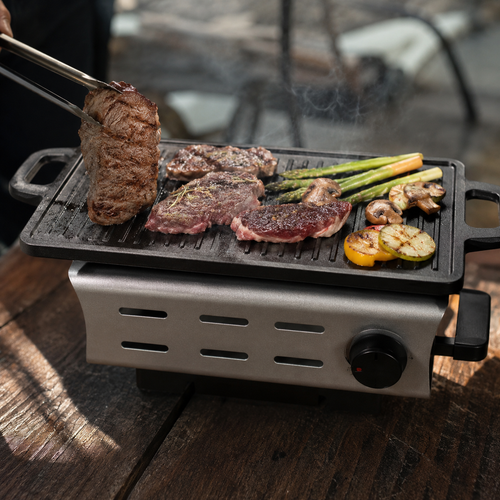 Cast Iron Grill Meat Plate