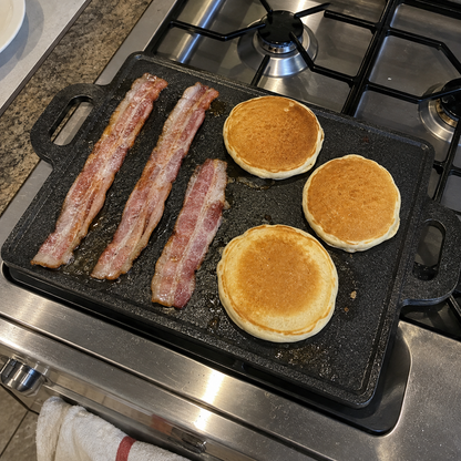Cast Iron Grill Meat Plate