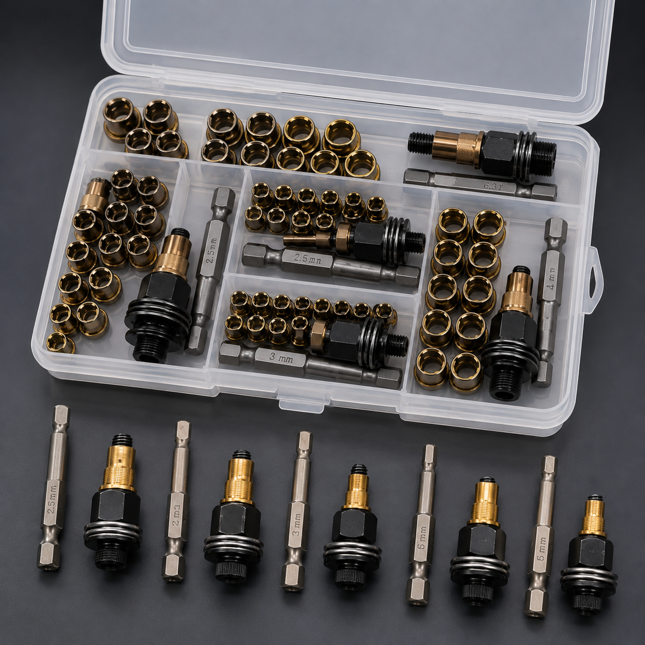 60pc Rivnut Tool Kit (M3–M8)