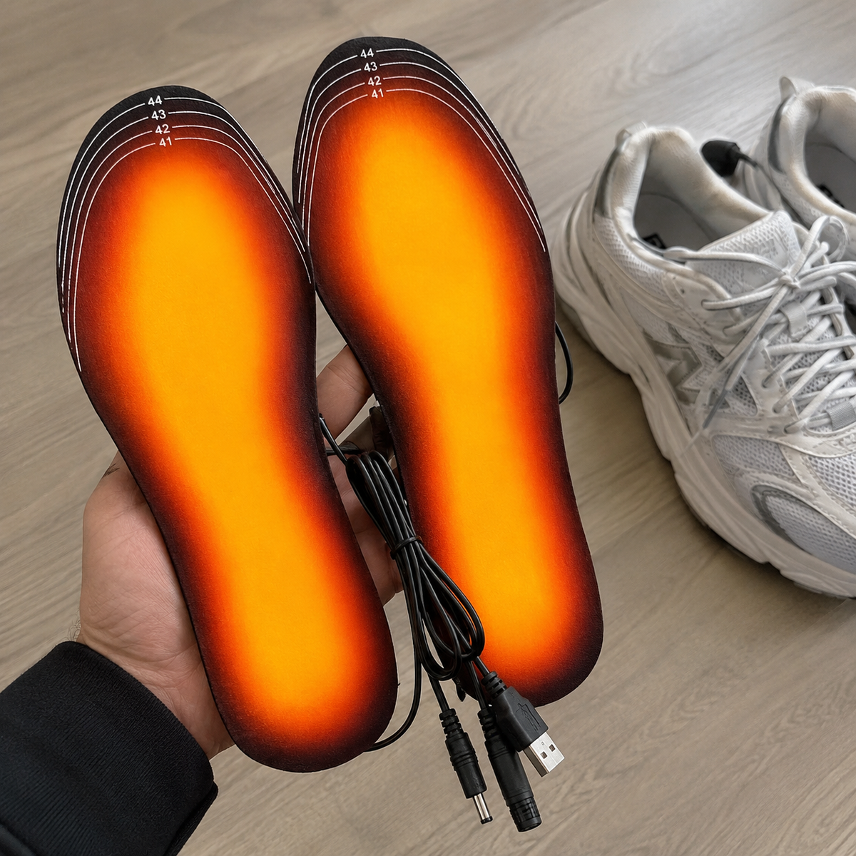 Rechargeable Heated Insoles (1 Pair)