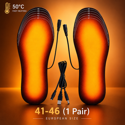 Rechargeable Heated Insoles (1 Pair)