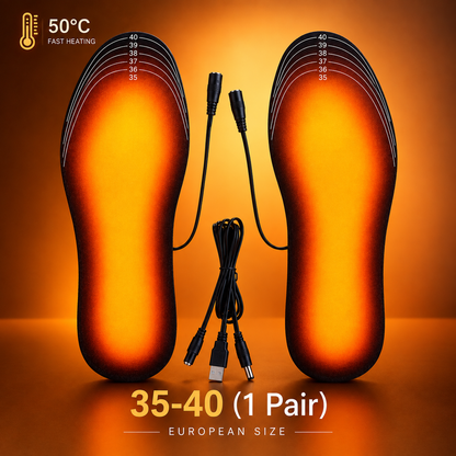 Rechargeable Heated Insoles (1 Pair)