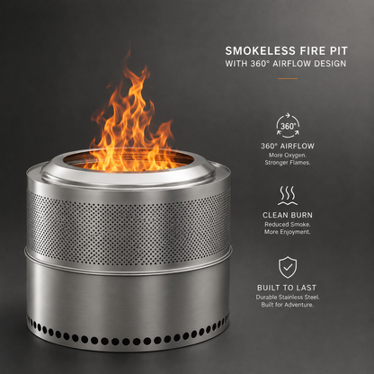 19-Inch Smokeless Fire Pit (Large)