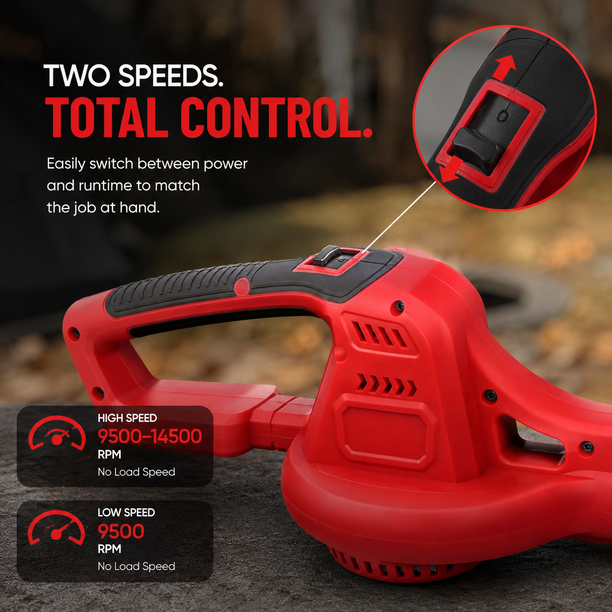 20V Cordless Electric Leaf Blower