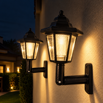 Solar Garden Wall Light