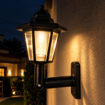 Solar Garden Wall Light
