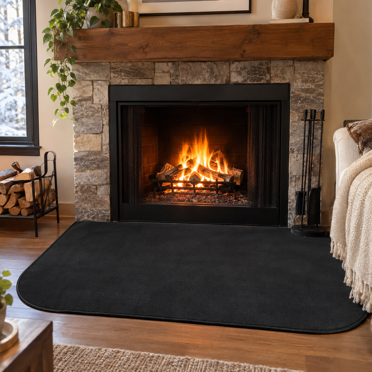 Fireproof Hearth Mat