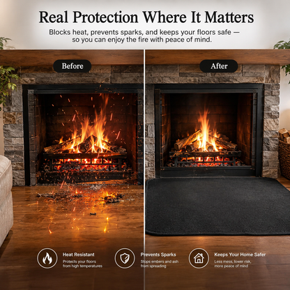 Fireproof Hearth Mat