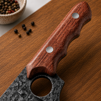 Forged Ring Cleaver, Wenge Wood Handle