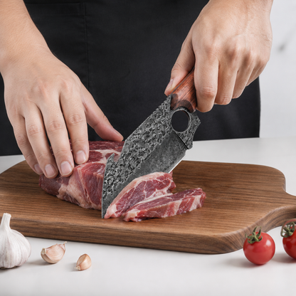 Forged Ring Cleaver, Wenge Wood Handle