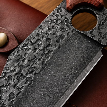 Forged Ring Cleaver, Wenge Wood Handle