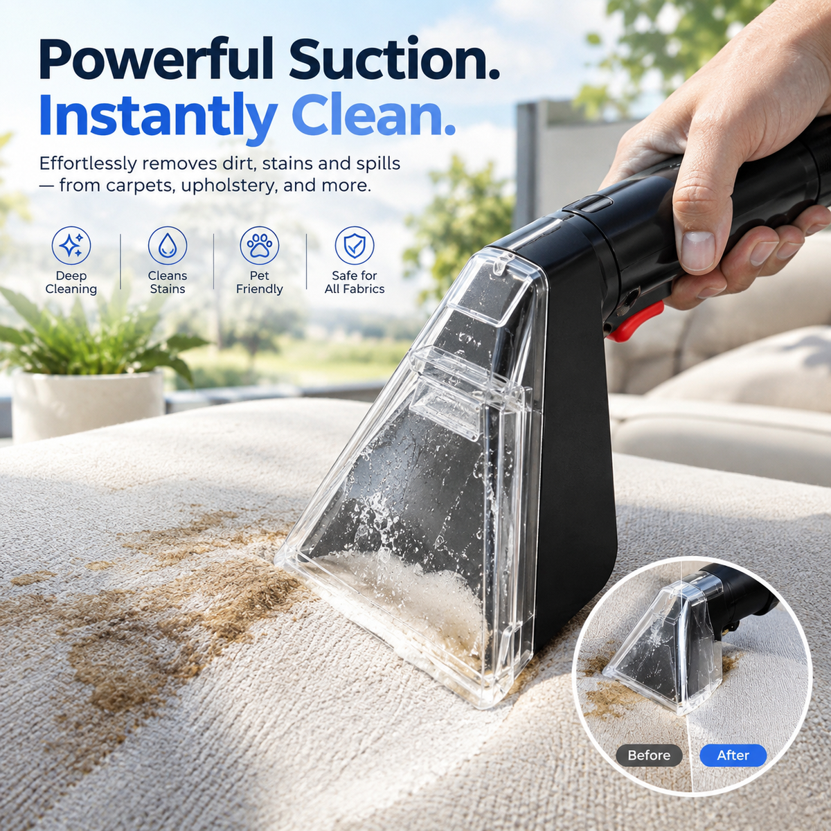 Portable Carpet & Upholstery Cleaner