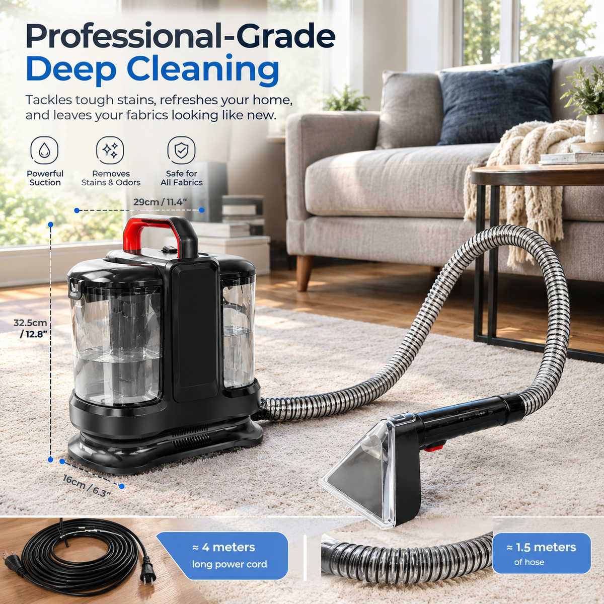 Portable Carpet & Upholstery Cleaner