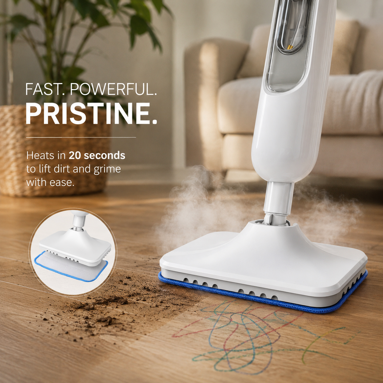 Electric Steam Mop (2000W)