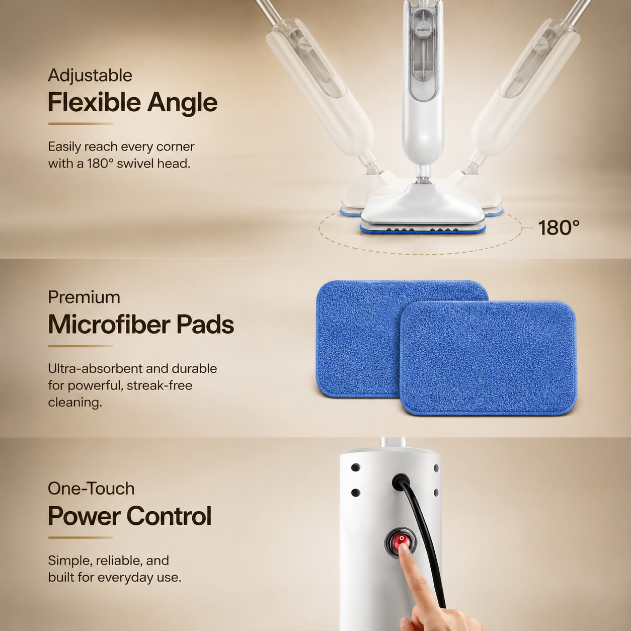 Electric Steam Mop (2000W)