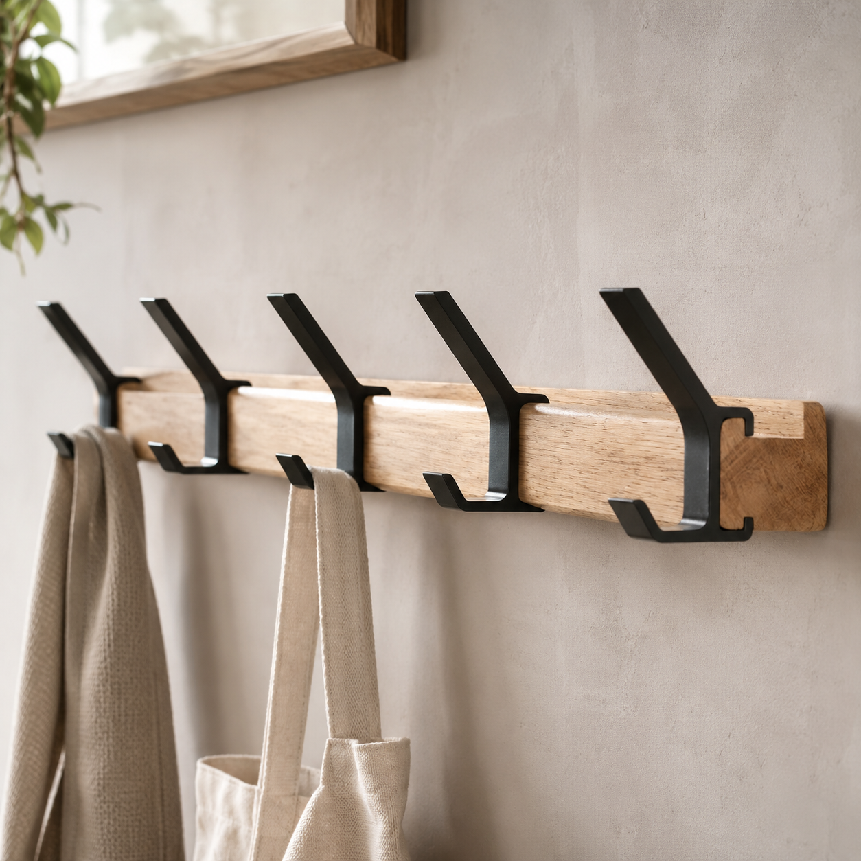 Nordic Wall-Mounted Coat Rack