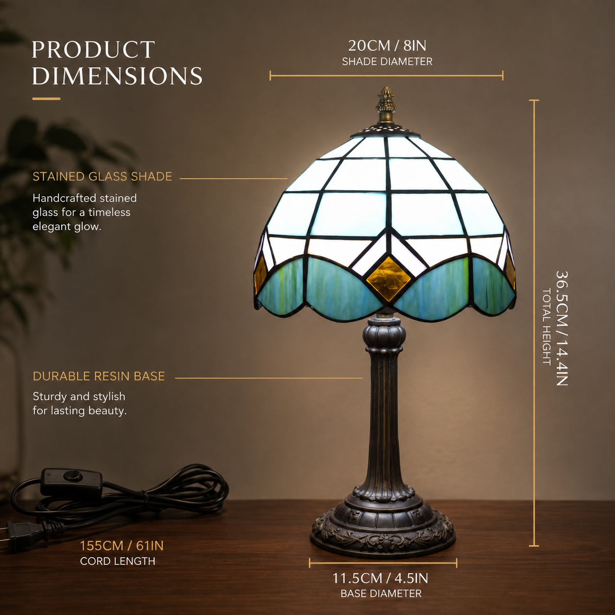 Ocean Wave Lamp (8-Inch)