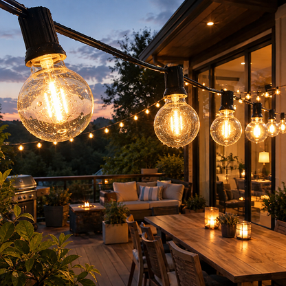 Waterproof Outdoor LED String Light Set