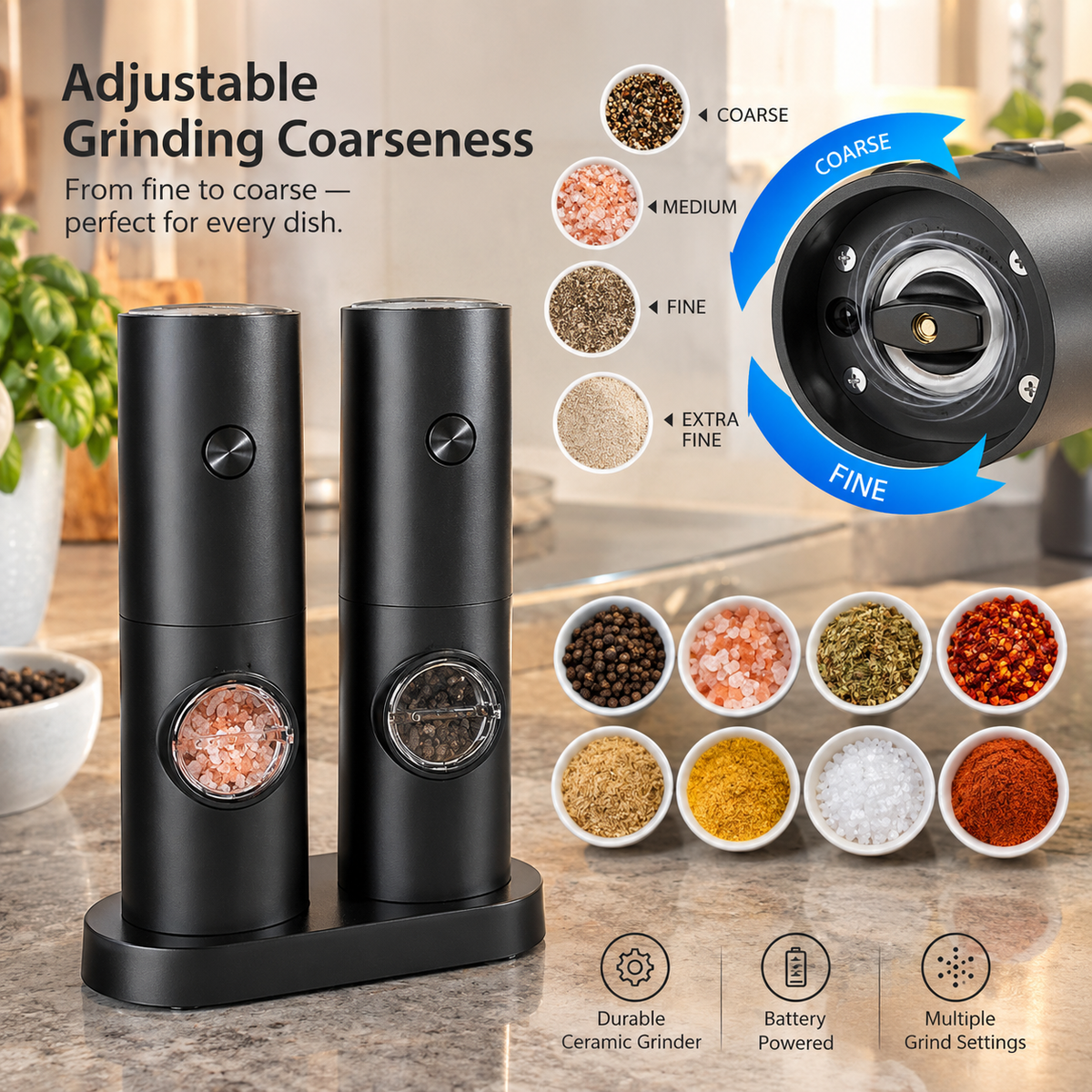 Herb & Spice Grinder Set