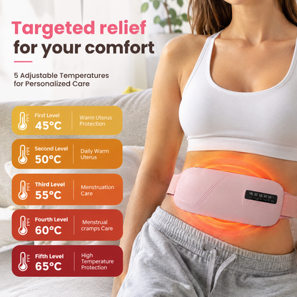 Portable Heating & Vibration Massage Belt