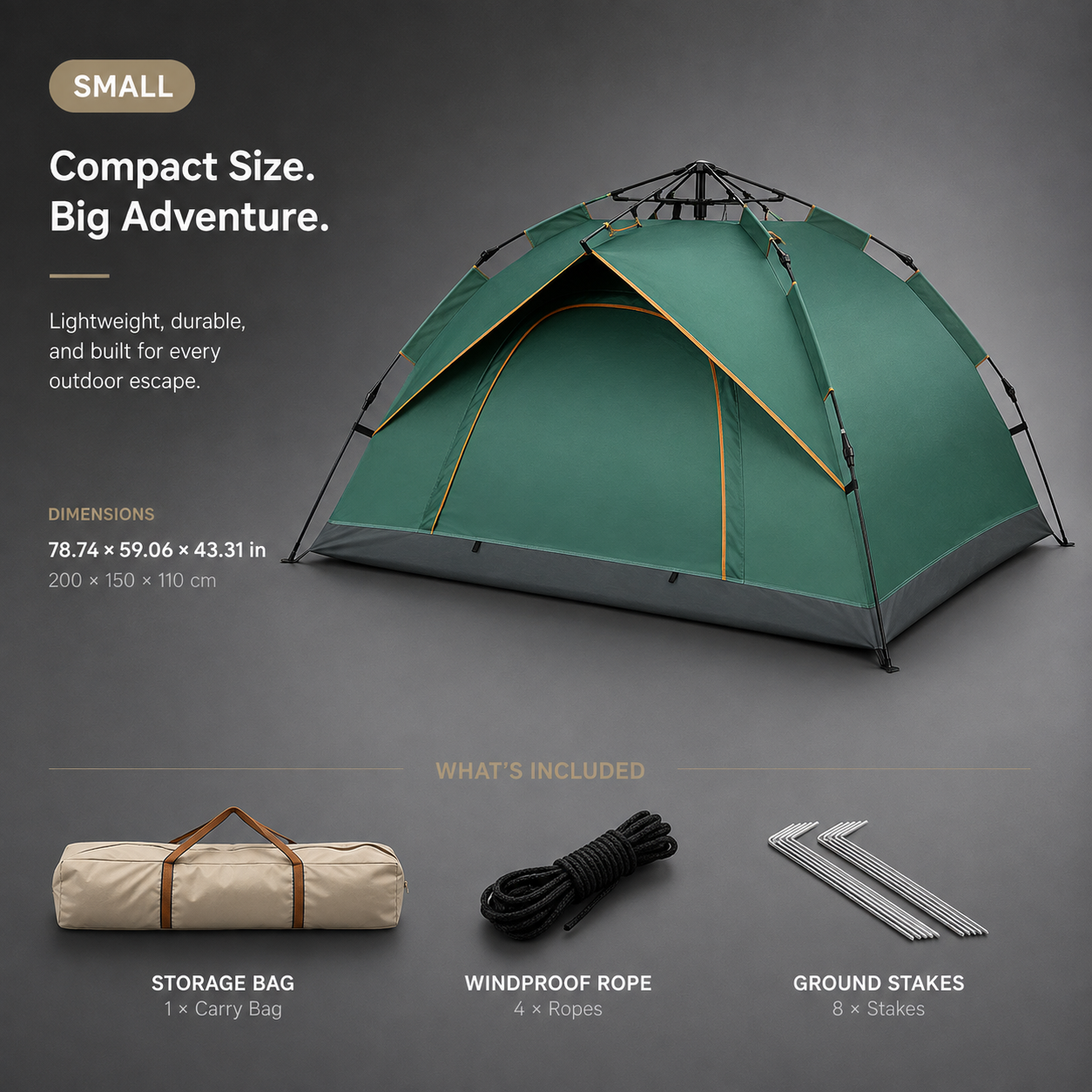 Outdoor Folding Tent (Automatic Pop-Up)