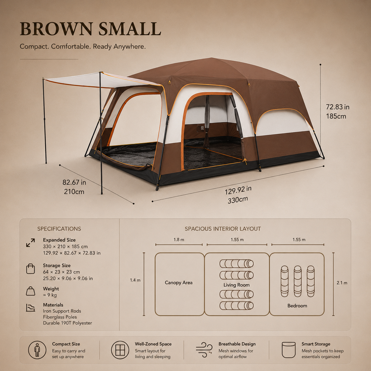 Rational Steel Saltus Tent