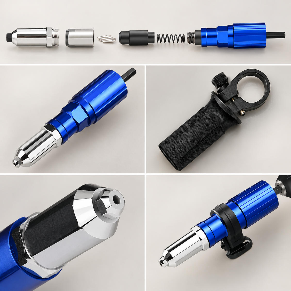 Electric Rivet Gun Drill Adapter