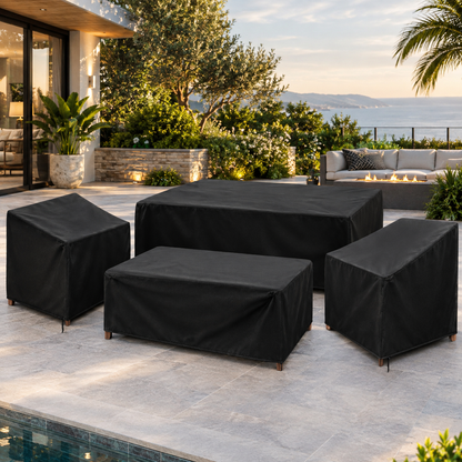 4-Piece Patio Furniture Cover Set