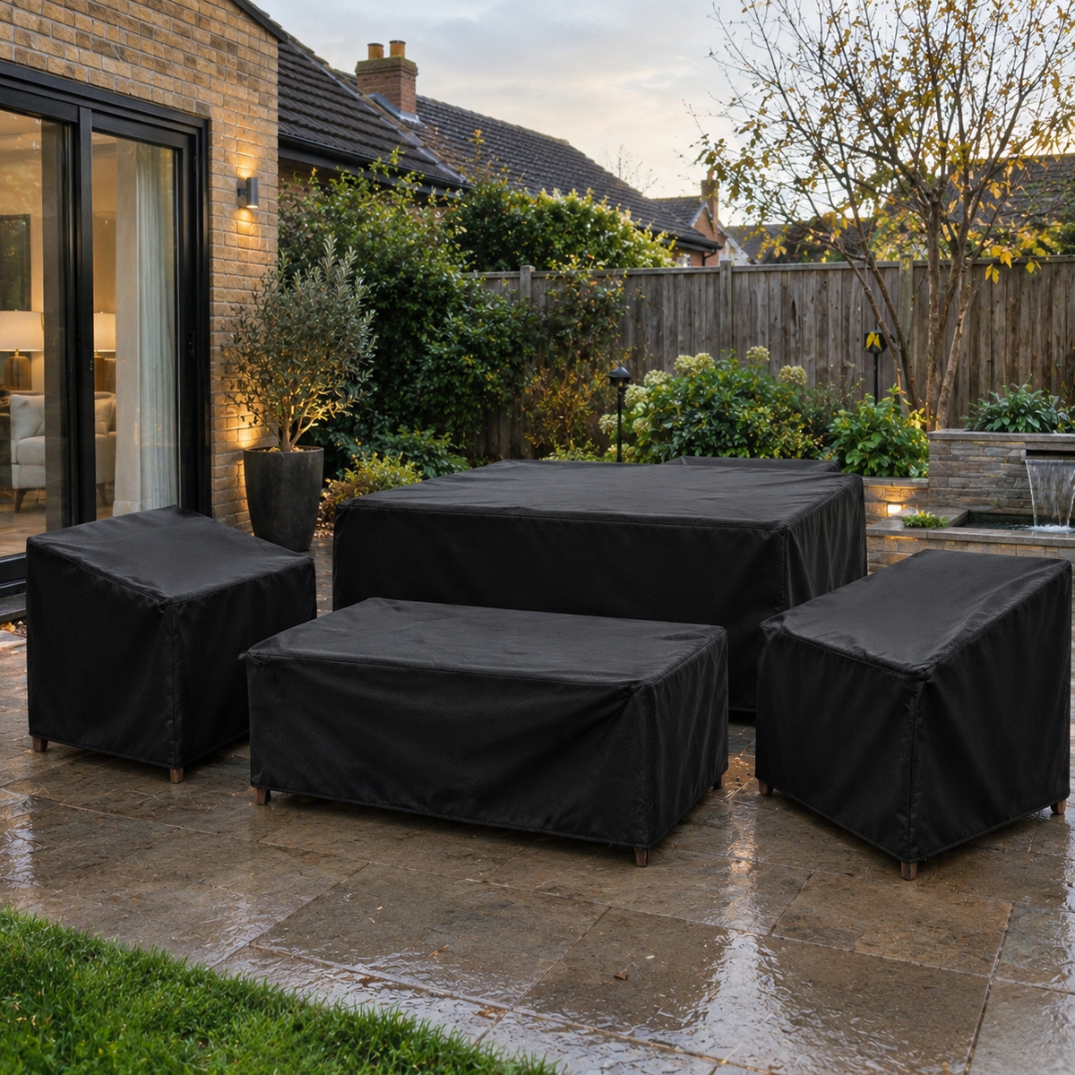 4-Piece Patio Furniture Cover Set