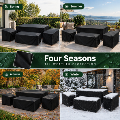 4-Piece Patio Furniture Cover Set