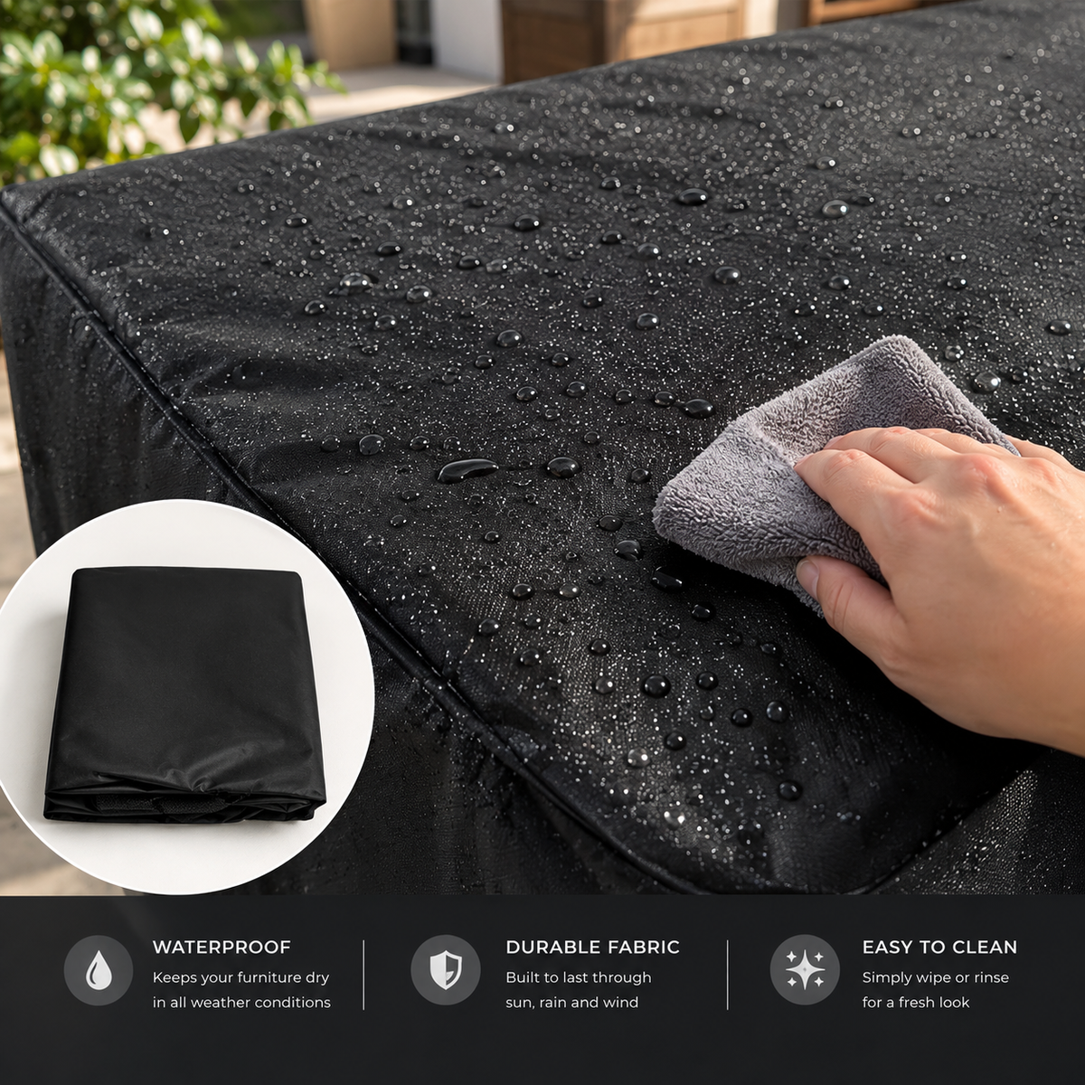 4-Piece Patio Furniture Cover Set