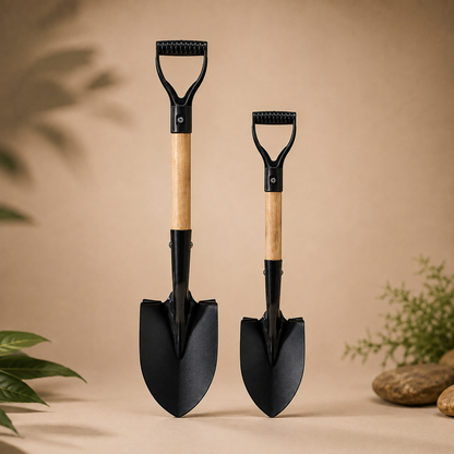 Military-Style Metal Digging Shovel