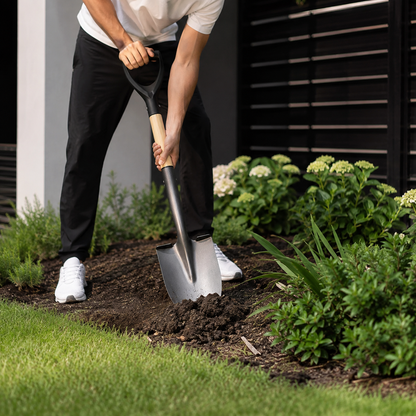 Military-Style Metal Digging Shovel