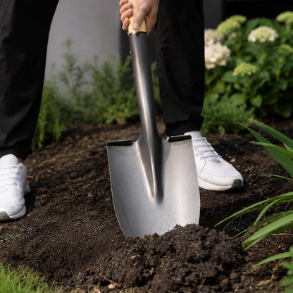 Military-Style Metal Digging Shovel
