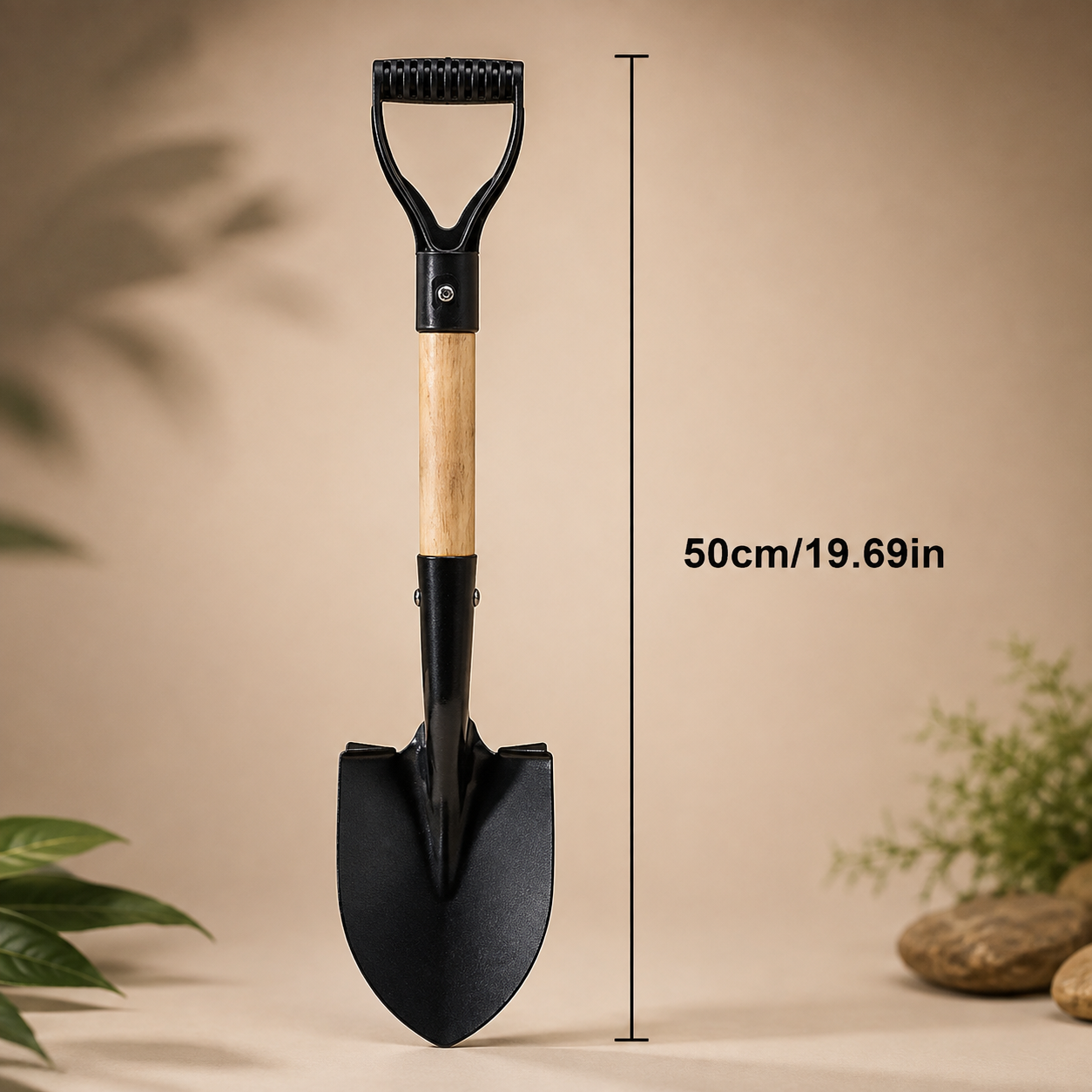 Military-Style Metal Digging Shovel
