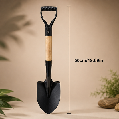 Military-Style Metal Digging Shovel