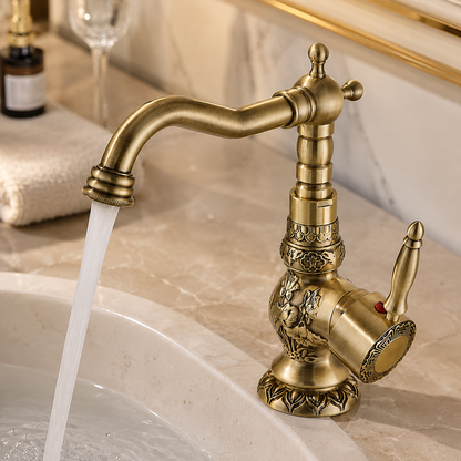 Basin Faucet (Antique Brass)