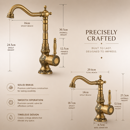 Basin Faucet (Antique Brass)