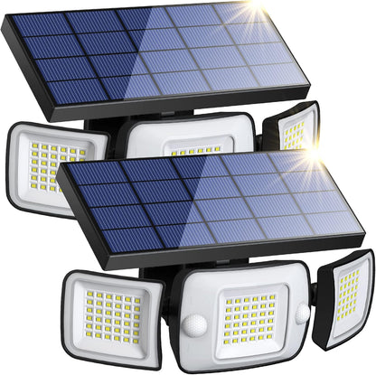 Solar Motion Sensor Security Flood Light